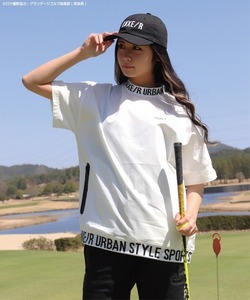 「LUXE/R GOLF」 半袖シャツ MEDIUM ホワイト メンズ