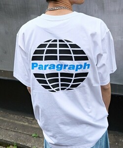 「Paragraph」 半袖Tシャツ フリ- ホワイト メンズ