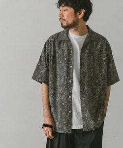 「URBAN RESEARCH DOORS」 半袖シャツ LARGE チャコールグレー メンズ