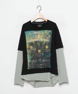 「glamb」 長袖Tシャツ 1 ブラック メンズ