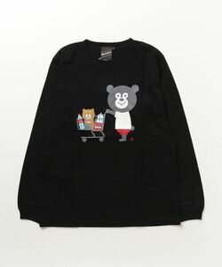 「BEAMS T」 長袖Tシャツ S ブラック メンズ