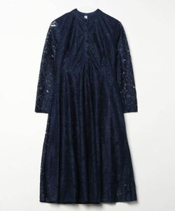 「Lace Ladies」 長袖ワンピース L ネイビー レディース