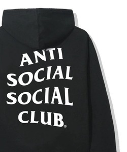 「ANTI SOCIAL SOCIAL CLUB」 プルオーバーパーカー M ブラック メンズ_画像1