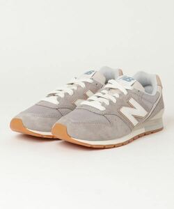 「New Balance」 ローカットスニーカー 22.5cm グレー レディース