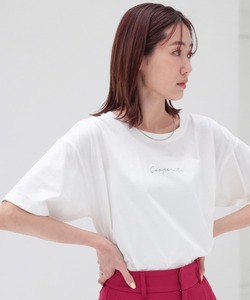 「GLOBAL WORK」 半袖Tシャツ LARGE ホワイト系その他2 レディース