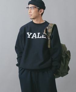 「WAIPER.inc」 「YALE」スウェットカットソー L ネイビー メンズ