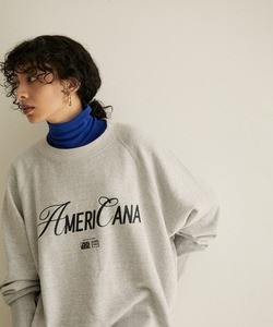 「AMERICANA」 スウェットカットソー FREE グレー レディース