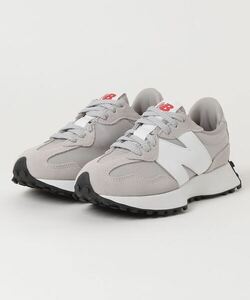 「New Balance」 ローカットスニーカー 24.5cm ライトグレー レディース