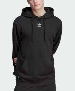 「adidas」 プルオーバーパーカー SMALL ブラック メンズ