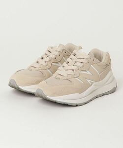 「New Balance」 ローカットスニーカー 22.5cm ベージュ レディース_画像1