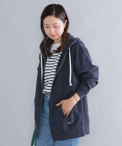 「SHIPS」 ジップアップパーカー MEDIUM ネイビー メンズ