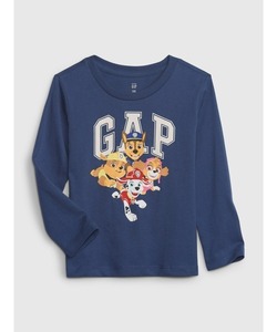 「GAP」 「KIDS」長袖カットソー - ブルー キッズ