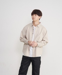 「JEANS MATE」 「wisdom」長袖シャツ MEDIUM ブラウン メンズ