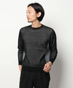 「SEAGREEN」 長袖Tシャツ 3 ブラック メンズ