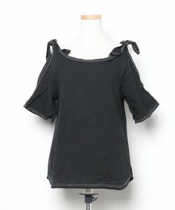 「Khaju」 半袖ブラウス ONE SIZE ブラック レディース