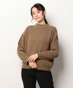 「BEAMS LIGHTS」 長袖ニット ONE SIZE ベージュ レディース