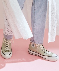 「CONVERSE」 ハイカットスニーカー 24.0cm グリーン系その他 レディース