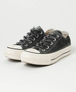 「CONVERSE」 ローカットスニーカー 22.5cm グリーン レディース