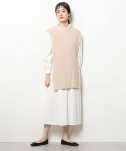 「B:MING by BEAMS」 コンビワンピース MEDIUM ホワイト×ホワイト レディース