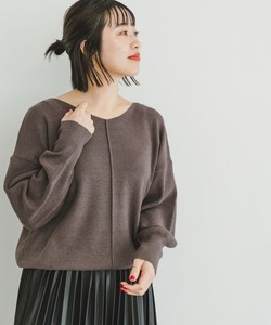 「ITEMS URBANRESEARCH」 Vネックニット FREE モカ レディース