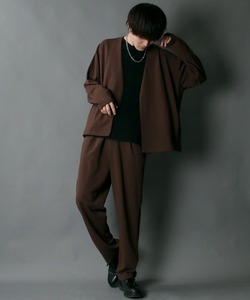 「SITRY」 「lounge wear」セットアップ L ダークブラウン メンズ