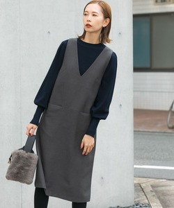 「URBAN RESEARCH ROSSO WOMEN」 サロペットスカート 36 グレー レディース_画像1