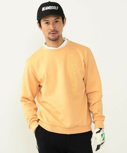 「BEAMS GOLF」 長袖Tシャツ SMALL オレンジ メンズ