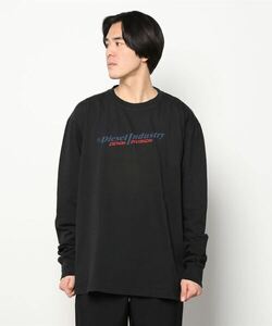 「DIESEL」 長袖Tシャツ X-SMALL ダークグレー メンズ