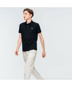 「LACOSTE」 半袖ポロシャツ 2 ブラック メンズ