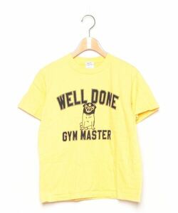「gym master」 半袖Tシャツ SMALL イエロー メンズ