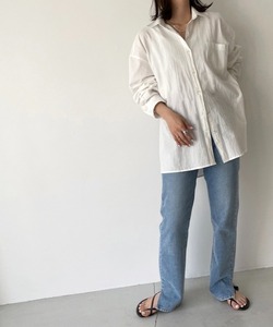 「CANAL JEAN」 長袖シャツ ONE SIZE ホワイト レディース