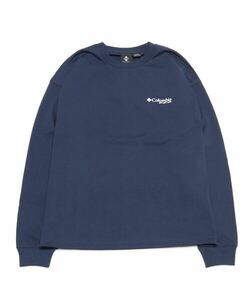 「BEAMS BOY」 長袖カットソー「Columbiaコラボ」 X-SMALL ネイビー レディース