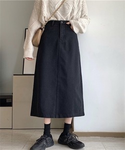 「FREE STYLISTS」 ロングスカート X-LARGE ブラック レディース