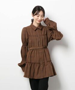 「jouetie」 シャツワンピース MEDIUM ブラウン レディース