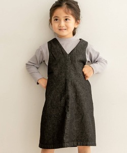 「URBAN RESEARCH DOORS」 「KIDS」サロペットスカート 105 ブラック キッズ