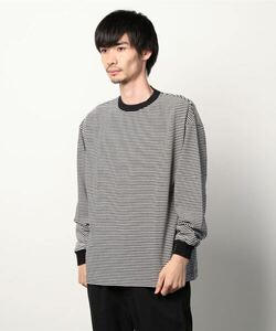 「Steven Alan」 長袖Tシャツ MEDIUM ブラック メンズ