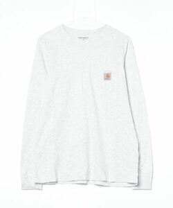 「Carhartt」 長袖Tシャツ M ヘザーグレー メンズ