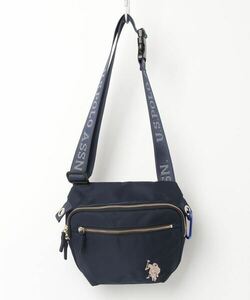 「U.S. POLO ASSN.」 ショルダーバッグ FREE ネイビー レディース