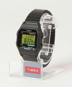 「TIMEX」 デジタル腕時計「BEAMSコラボ」 ONE SIZE ブラック メンズ