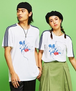 「adidas」 半袖Tシャツ「Disneyコラボ」 XXX-LARGE ホワイト メンズ