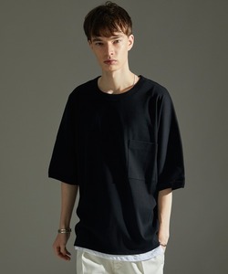 「PUBLIC TOKYO」 半袖Tシャツ 2 ブラック メンズ