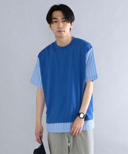 「SHIPS」 半袖Tシャツ X-LARGE ブルー メンズ