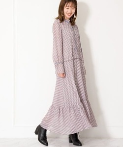 「JILL STUART」 長袖ワンピース 2 ピンク レディース