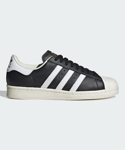 「adidas」 ローカットスニーカー 24.5cm ブラック×ホワイト メンズ