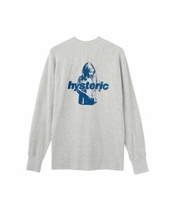 「HYSTERIC GLAMOUR」 長袖Tシャツ LARGE トップグレー メンズ