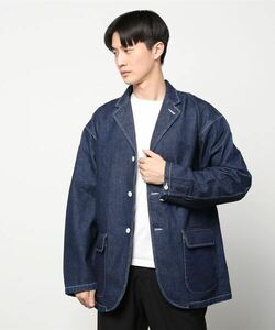 「BEAMS」 デニムジャケット LARGE インディゴブルー メンズ