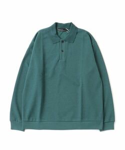 「green label relaxing」 長袖ポロシャツ L ダークグリーン メンズ