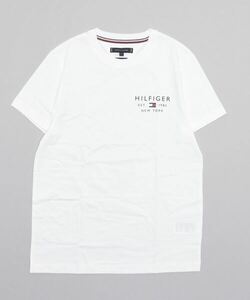 「TOMMY HILFIGER」 半袖Tシャツ SMALL ホワイト メンズ_画像1