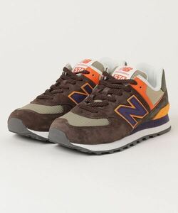 「New Balance」 ローカットスニーカー 29.0cm ブラウン メンズ_画像1