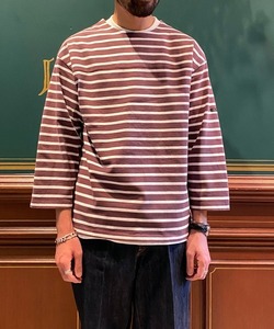 「WILD LIFE TAILOR Adam et Rope'」 7分袖Tシャツ M ブラウン系その他2 メンズ